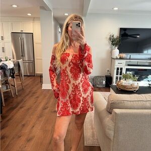 For Love & Lemons Long Sleeve Dress Size small